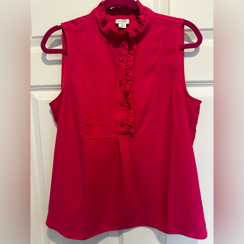 JCrew sleeveless blouse